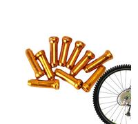 Tappi terminali per cavi per biciclette | Suggerimenti per la fine della copertura del cavo del freno | Ferrule della linea di cambio della lega di alluminio in alluminio, suggerimenti per il