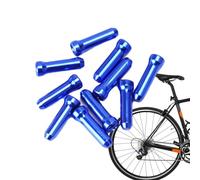 Tappi terminali per cavi per biciclette | Suggerimenti per la fine della copertura del cavo del freno | Ferrule della linea di cambio della lega di alluminio in alluminio, suggerimenti per il