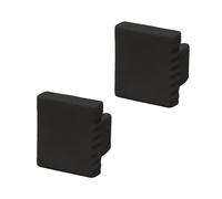 Tappi terminali per profilo LED MINI in nero, 7,8 x 9 mm, (2 tappi terminali neri)