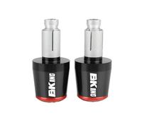 Tappi terminali universali per Manubrio Moto 7/8" 22MM per Suzuki B-King 2007-2022 Pesi terminali per Manubrio Moto,Black And Red