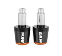 Tappi terminali universali per Manubrio Moto 7/8" 22MM per Suzuki B-King 2007-2022 Pesi terminali per Manubrio Moto,Black And Orange