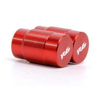 Tappi valvola moto 2 Pezzi Per YAMAHA R6 R 6 Valvola Della Gomma Della Ruota Tappo Di Copertura Della Porta Dell'aria Accessori Moto (Color : Red)