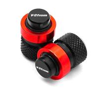 Tappi valvola moto Accessori Moto In Alluminio Valvola Della Gomma Della Ruota Tappi Stelo Coperture Per SUZUKI VSTROM 650 DL250 DL650 V-Strom DL1000 DL 650/XT 1000/XT(Color:Red)