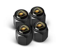 Tappini Gomme Auto, Tappi Valvole Pneumatici Auto Resistente ai Raggi UV, Tappi Ruote Auto Resistente all'Acqua e alla Polvere,per Lamborghini Gallardo LP 550-2 Spyder 2012, 2013.
