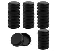 Tappini Protettivi in Plastica per Esterno 38mm Tappini Protettivi(Black) | Riduce rumore spostamento sedie, evita pavimento del terrazzo, movimento silenzioso