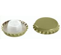 TAPPO A CORONA BIDUL ALTO Ø mm. 29 PZ.200 col.oro
