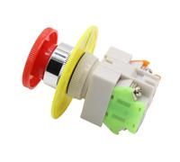 - Tappo a fungo rosso 1NO 1NC DPST Interruttore a pulsante di arresto di emergenza AC 660V 10A