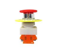 Tappo a fungo rosso 1NO 1NC DPST Interruttore a pulsante di arresto di emergenza AC 660V 10A Interruttore Attrezzatura A scatto Autobloccante