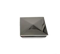 Tappo a piramide in acciaio inox resistente all'umidità, elegante e pratico coperchio per pali quadrati, 10 pezzi (1 pezzo da 50 mm)