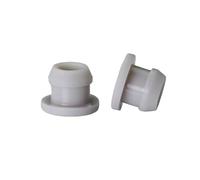 Tappo a scatto in silicone con tappo a scatto in silicone da 2,5 mm-50,6 mm. Coperchio terminale del tubo rotondo(Grijs,12mm-5Pcs)