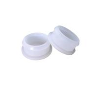 Tappo a scatto in silicone con tappo a scatto in silicone da 2,5 mm-50,6 mm. Coperchio terminale del tubo rotondo(Transparent,5mm-10Pcs)