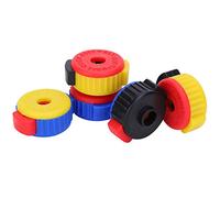 Tappo a sgancio rapido per kit di batteria, plastica, colorato, fibbia di fissaggio del dado del set di batteria, portatile, sostituibile rapidamente, progettato a pressione, per