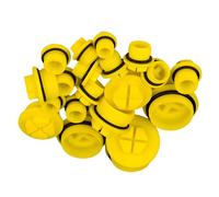 Tappo a tappo in plastica filo d'acqua filo tappo di blanking maschile per lavatrice, decoratori spina radiatore per il tubo del rubinetto per lavatrice 20 pezzi M20x1.5