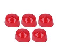 Tappo a vite 60 mm, 5 pezzi, copertura protettiva flessibile in PVC ignifugo per giunti di tubi idraulici, cilindri dell'olio, valvole, flange, rosso