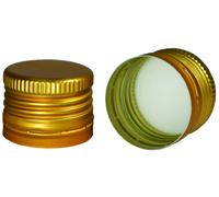 Tappo a vite in alluminio per dama in vetro mm. 35x18 (100 pezzi) -