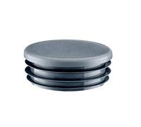 Tappo alettato tondo 10 pezzi Antracite - Tappi a lamelle rotondi (10, 60 mm)