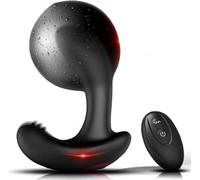 Tappo anale gonfiabile, massaggiatore wireless portatile, vibratore avanzato, ricaricabile