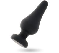 Tappo anale intenso pipo l silicone nero 13 cm