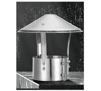 Tappo antipioggia for camino esterno - Copertura universale in acciaio inossidabile imbullonata for programma di stufe e ventilazione, resistente alle intemperie(24cm/9.4in)