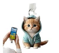 Tappo Antipolvere Gatto Type C Acrilico Antipolvere Riutilizzabile | Tappo Telefono Portatile Per Vari Modelli di Cellulare, Protezione per Dispositivi Mobili, Viaggio, Casa e Studio
