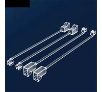 Tappo Antipolvere LC Quadrato Lunga 100 Pezzi for connettore Ponticello in Fibra Ottica LC 1,25 mm Maniglia Coperchio Protettivo con Treccia Nave Libera