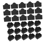 Tappo Antipolvere per Porta Ethernet Rj45 Nero 50 Pezzi in Silicone | Computer e Router, per Porta di Rete, Aiuta a Prevenire Errori di Rete, Uso Semplice