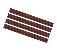 Tappo antispiffero sotto la porta da 93 cm - Blocca rumore e protezione dagli agenti atmosferici - Facile da tagliare e installare - Striscia di tenuta inferiore della porta impermeabile(Brown,4 pcs)