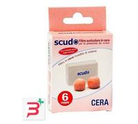 TAPPO AURICOLARE EARPLUG SCUDO IN CERA 6 COPPIE 12 PEZZI ARTICOLO 7EN081