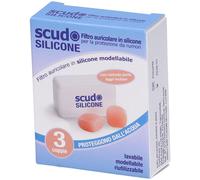 Tappo Auricolare Earplug Scudo In Silicone 3 Coppie 4x60 St