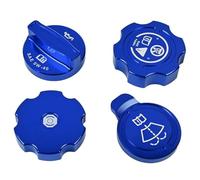 Tappo Benzina per Auto Adatto per Chevrolet C8 Stingray Z51 2020-2024 dell'acqua radiatore dell'olio motore liquido(Blue)