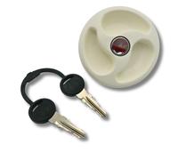 TAPPO BOCCHETTONE BIANCO RICAMBIO PER CONTENITORE SERBATOIO TANICA VALVOLA CHIUS