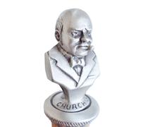 Tappo bottiglia in peltro Sir Winston Churchill - peltro inglese fatto a mano