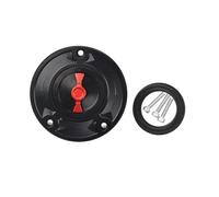 Tappo carburante Per Suzuki DL 650 1000 Per V-Strom GSXR1300 GSX650F GSX1250F GSR600 GSR750 SV650 S Tappo Serbatoio Carburante(Nero ROSSO)