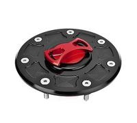 Tappo carburante Per ZX6R ZX9R ZR7 ZZR 1100 600 400 250 GPZ500S Per NINJA 500R Coperchio Serbatoio Olio Tappo Serbatoio Carburante Moto(ROSSO)