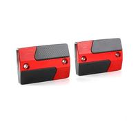 Tappo carburante Tappi Di Copertura Serbatoio Del Liquido Dei Freni Della Frizione Anteriore CNC Motocicletta Per XJR1300 XJR 1300 FJR1300 FJR 1300(ROSSO)