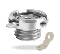 Tappo carburante Tappo Del Filtro Dell'olio Motore Serbatoio CNC Per Motocicletta Per DUCATI 749 916 996 999 Per MULTISTRADA 1000 1100 1100S(ARGENTO)