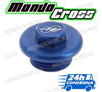 tappo carico olio blu YAMAHA YZ 125 2008 (08)