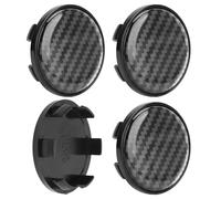 Tappo Centrale Ruota, Copri Coprimozzo Centrale, Tappo Centrale, Diametro Esterno 54 Mm, Diametro Interno 49 Mm, Universale per Automobili, Protezione, Modello in Carbonio, Set