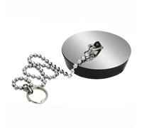 Tappo con catena e placca inox Cromato