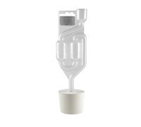 TAPPO CON FORO 41/37mm + GORGOGLIATORE - Tappo Conici in Gomma | Tappi di Vino della casa | Fermentazione | per Damigiana | per Barriques | per damigiane di vino | Lievito di Vino | Prodotti Enologici