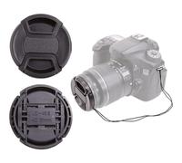 Tappo/copertura per obiettivo frontale a scatto CamDesign da 52 mm per Canon Nikon Sony Pentax Tutti gli obiettivi DSLR + anello di messa a fuoco