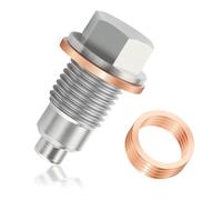Tappo Coppa Olio Motore Magnetico M12x1.25 con 5 Rondella Tappo Scarico Olio,OEM#0924712101 Tappo Scarico Olio Motor e Guarnizioni,Compatibile con Toyota Lexus Arctic Cat (M12x1.25)