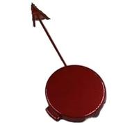 Tappo Copri Gancio Traino Protezione Paraurti Anteriore Per Auto Copertura Gancio Traino Per VW Per Golf 6 2009 2010 2011 2012 2013 5K0 807 241 5K0807241 QAQMHVCVB(Red)