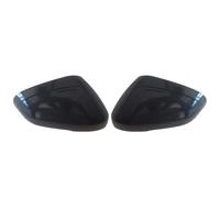 Tappo Copri specchietto retrovisore Auto Compatibile per Volvo S60 V60 V40 S80 2011-2019, ABS Calotte specchietto Sinistro Destro Calotta Protettiva Sostituzione,Glossy Black