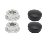 Tappo Copridado Auto Parabrezza Anteriore Braccio Del Tergicristallo Vite Tappo Dado Bullone Rocker Copertura Compatibile Con A1 8X 2010-2018 Per A3 8P 8V 2006-2019 1J0955205A(1 Kit)