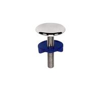 TAPPO COPRIFORO CROMO CROMATO PER LAVABO BIDET DIAM 51 MM