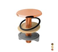 Tappo copriforo in ottone 49mm bronzato