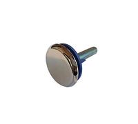 Tappo Copriforo In Ottone Cromato. Completo Di Dado A Galletto E Guarnizione. Con Barra Filettata, Per La Chiusura Dei Fori Di Bidet E Lavabo.