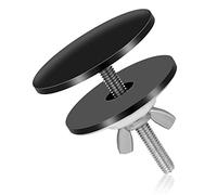 Tappo Copriforo Lavello Cucina, 5cm Nero Acciaio Inossidabile Copriforo Lavello Cucina Coperchio Foro Lavandino a Prova di Perdite Tappo Copriforo Lavandino per Tappo Foro Rubinetto Lavello