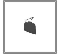 Tappo Coprigancio Traino Posteriore-Nero Goffrato Vw Golf Vi-(Anno 2008-2012)